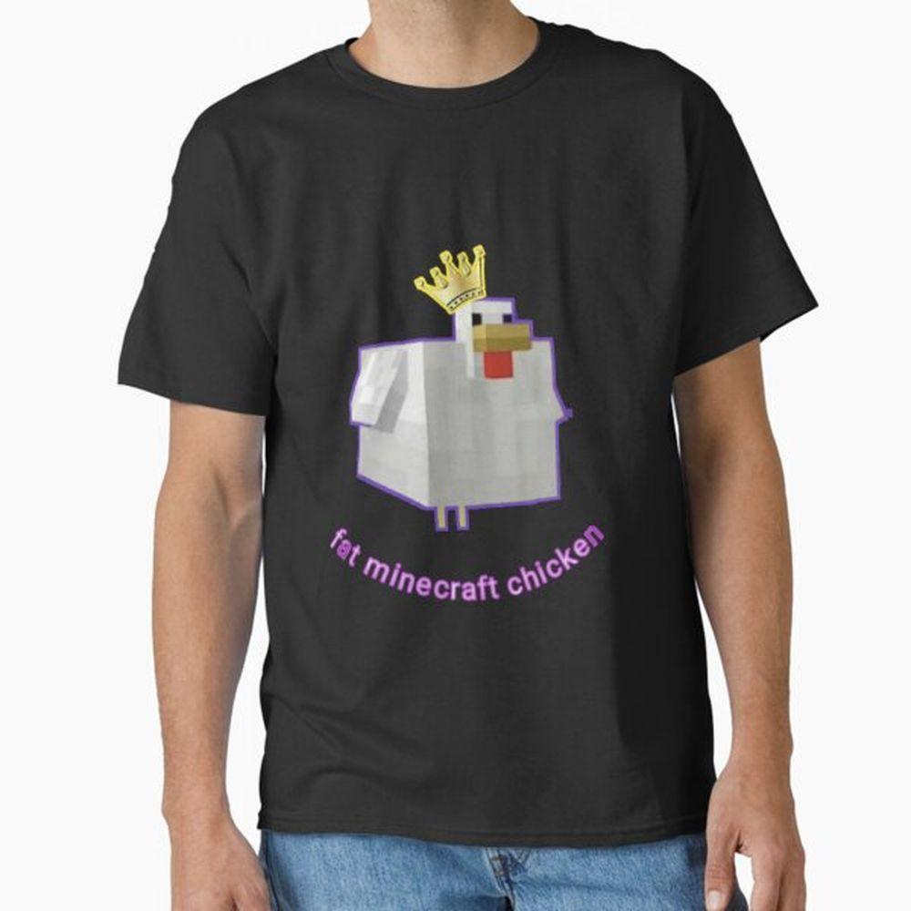 Fat Minecraft Chicken Tshirt Fat Minecraft Chicken Tshirt